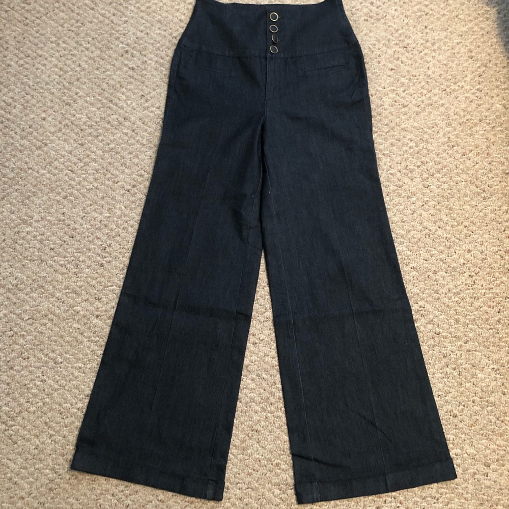 Arden B High Waist, Wide Leg, Dressy Denim